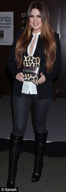 What a difference some foundation makes: Khloe bravely stepped out in public without her polish, seen right last month all dolled up in Los Angeles