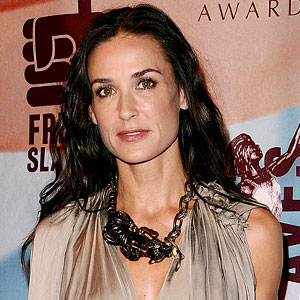 demi moore in public