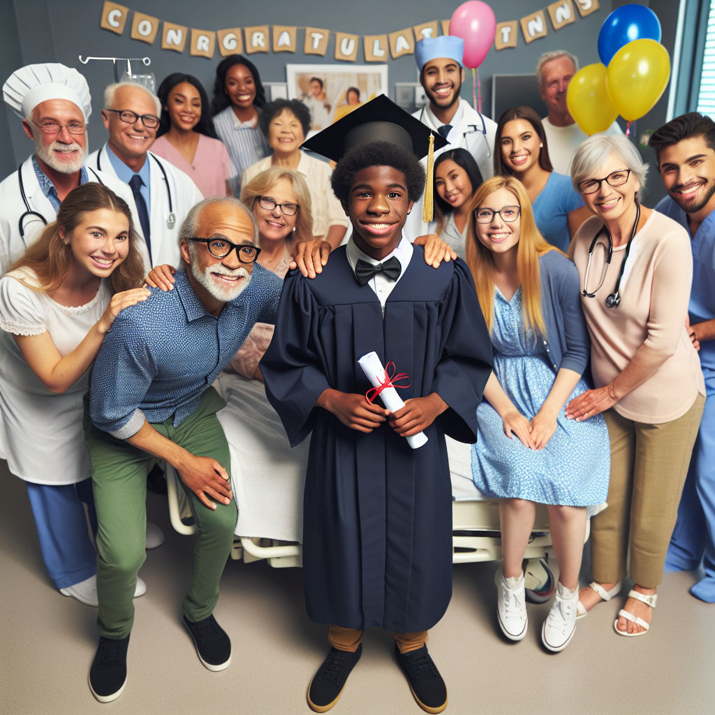 Heartwarming Graduation: Chicago Teen Celebrates Milestone from Hospital Room