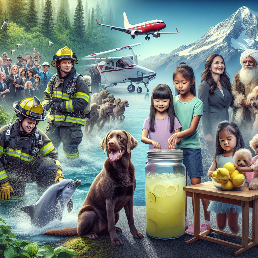 Heartwarming Tales: Dolphins, Dogs, and Lemonade Triumphs!