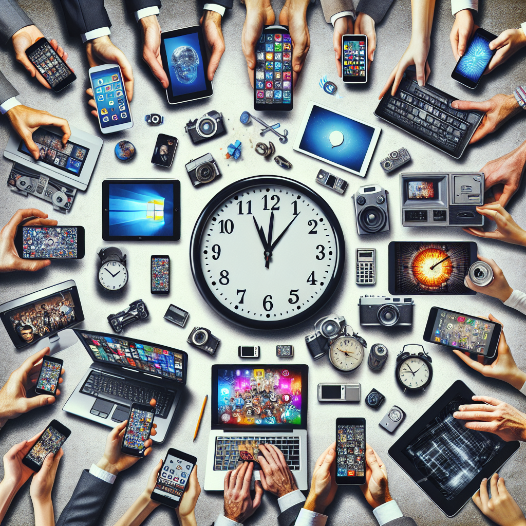 A Digital Deluge: Americans Drowning in Over 10 Hours of Screen Time Daily!