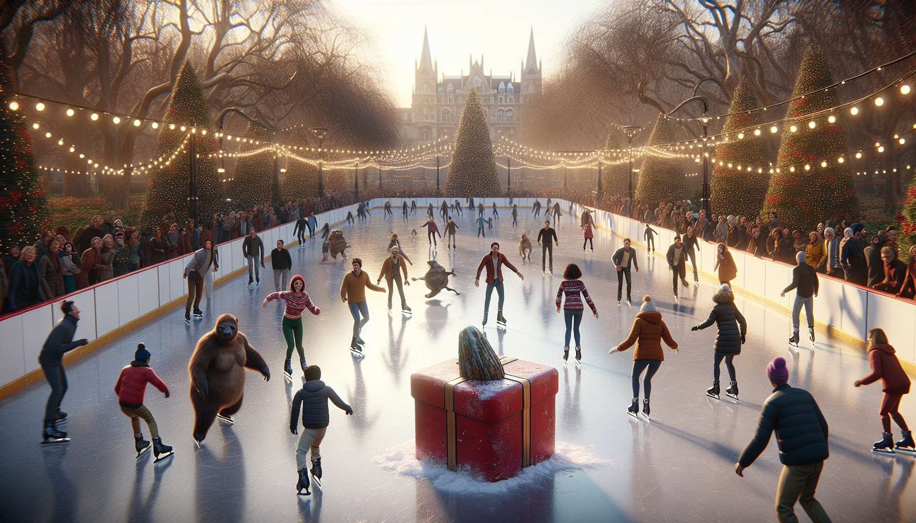 Frozen Condom Shocks Ice-Skating Rink Visitors