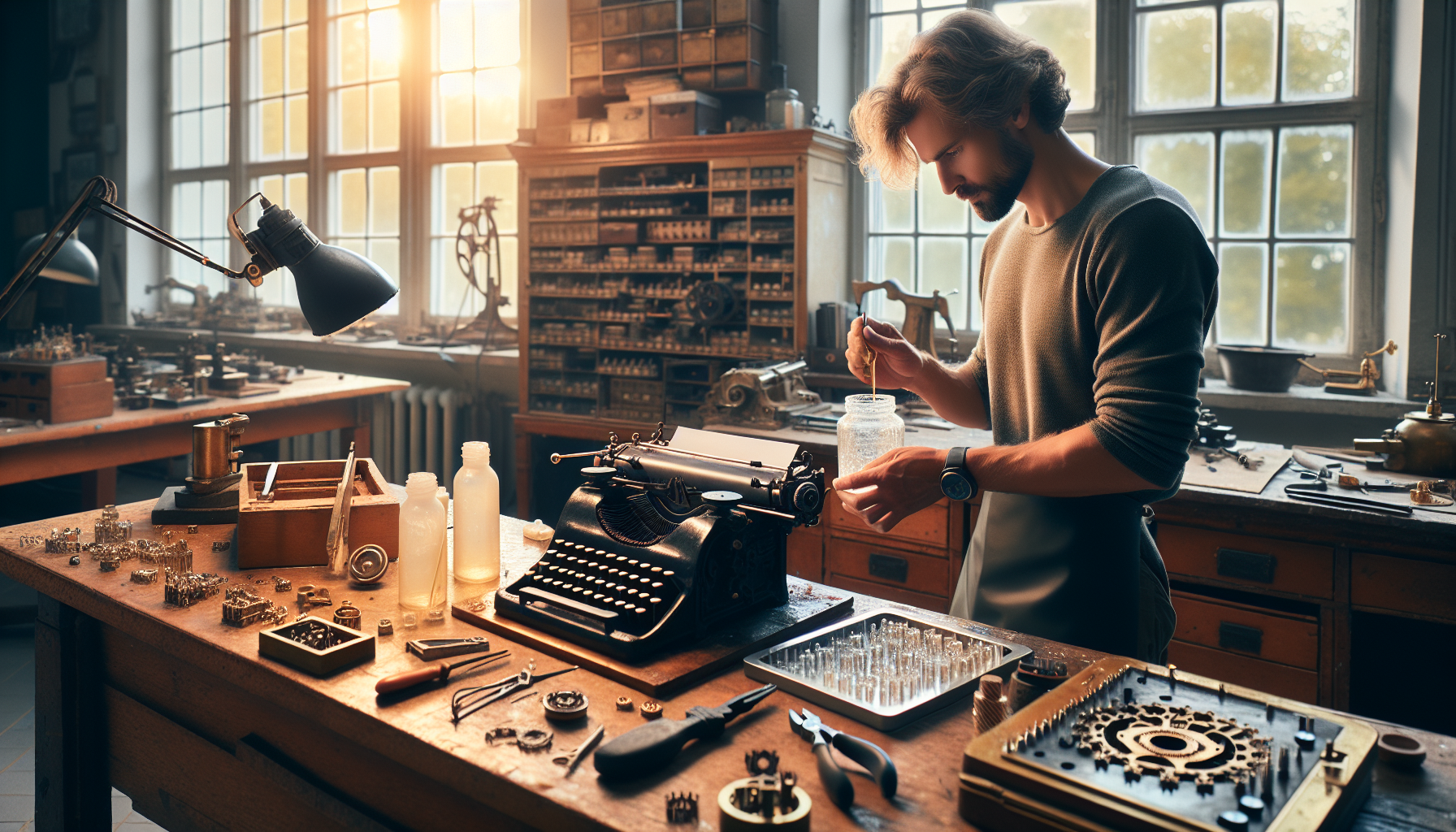 Clear Resin Casting: Revive Vintage Typewriters