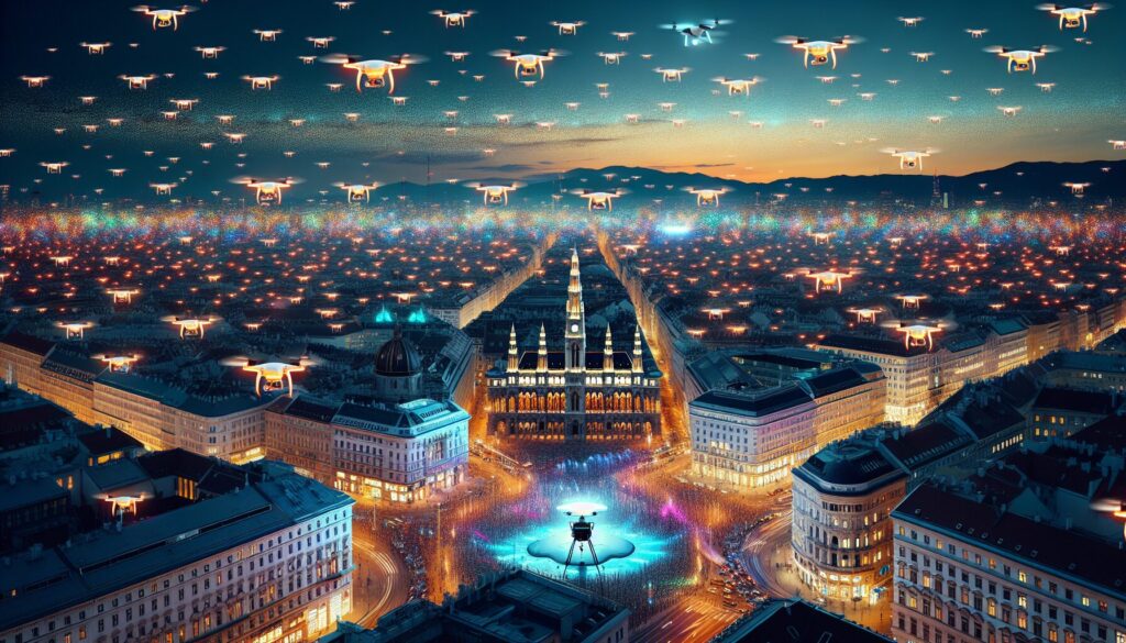 Eurovision's Dazzling Drone Show Lights Up Vienna