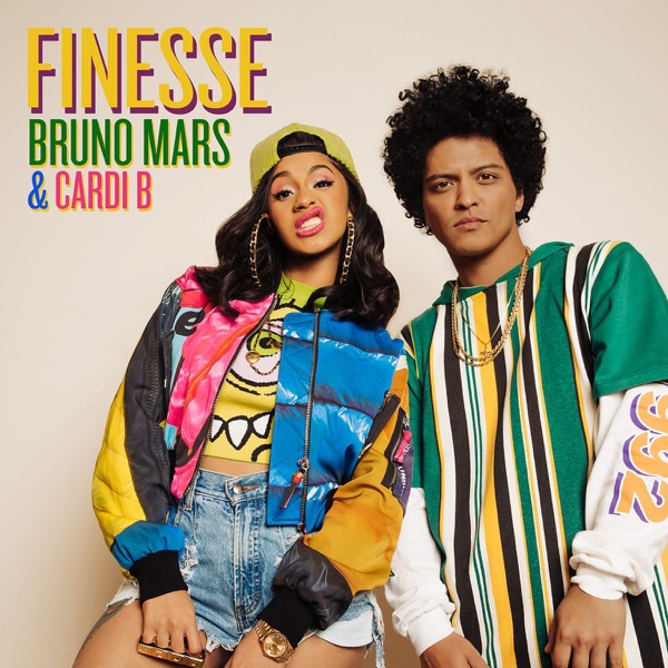 FINESSE (REMIX) (CLEAN) - BRUNO MARS FT CARDI B artwork