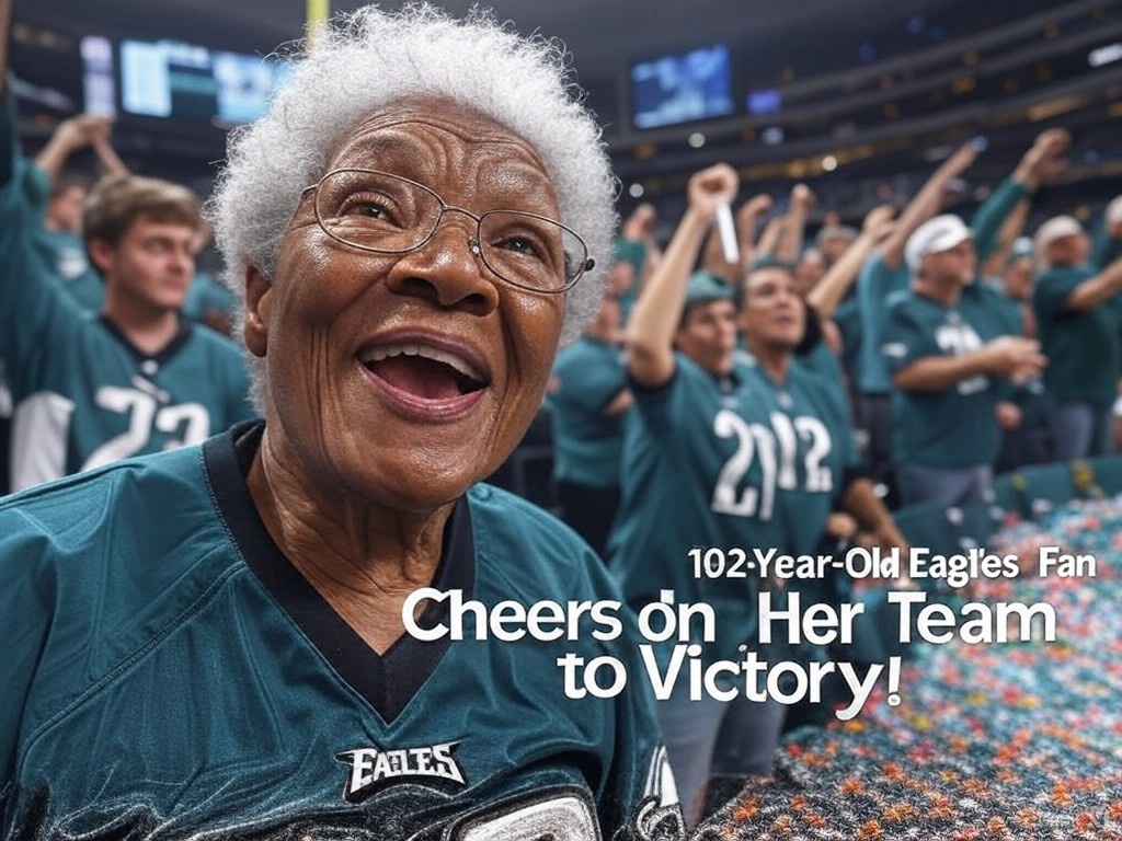 102-Year-Old Eagles Fan Eloise Brown Gets the Surprise of a Lifetime with Super Bowl Trip!