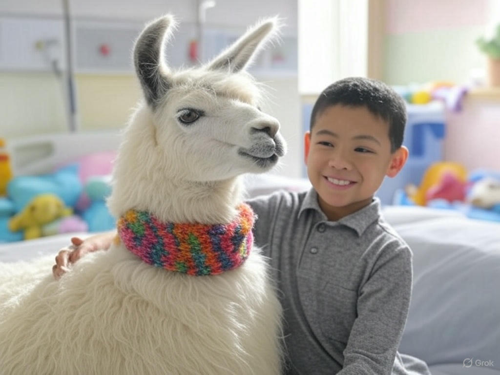 Whitetop the Wonder Llama: North Carolina’s Emotional Support Superstar Turns 28 and Breaks Records!