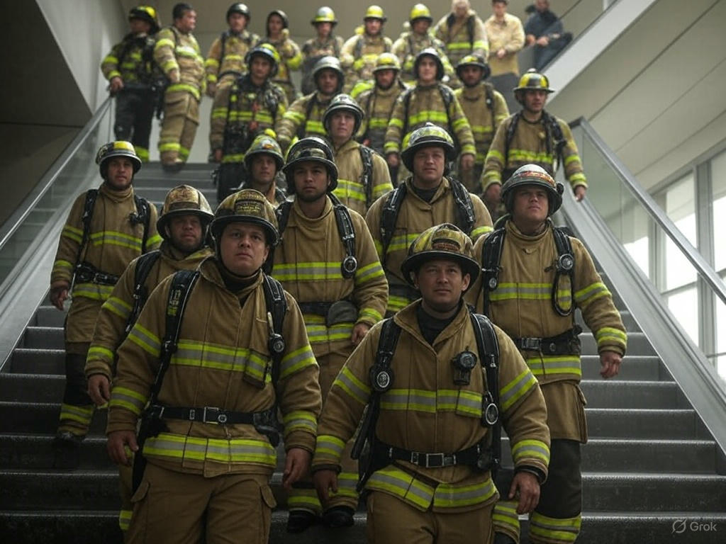 Hot, Heroic, and 69 Floors High: Firefighters Blaze Through Annual Stairclimb for Cancer Research