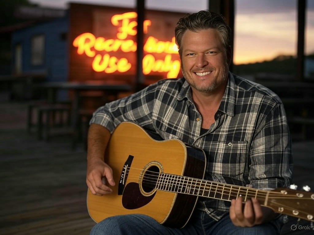 Blake Shelton Announces First Album in 4 Years—”For Recreational Use Only” Drops This May!