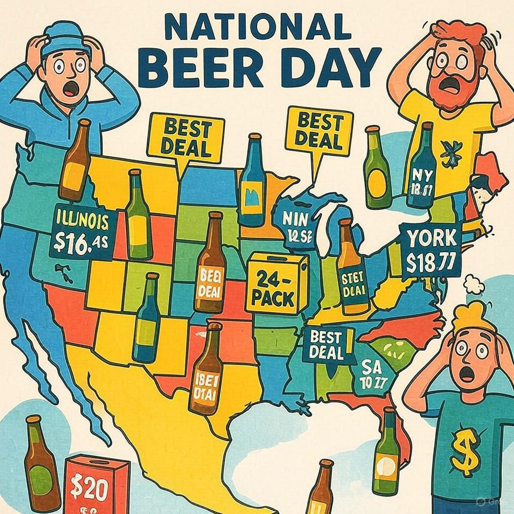 Cheers to Cheap Beer! Illinois Tops the List of Lowest Beer Prices for National Beer Day