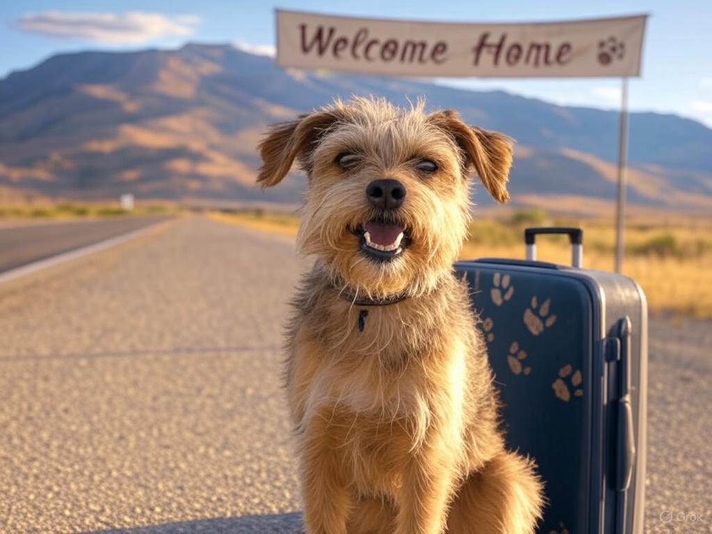 Homeward Bound: Lost Utah Dog Reunites with Family After 1,000-Mile Texas Trek!