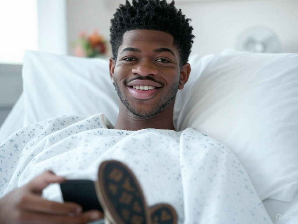 Lil Nas X Hospitalized with Facial Paralysis — But He’s Still Smiling (Kinda)