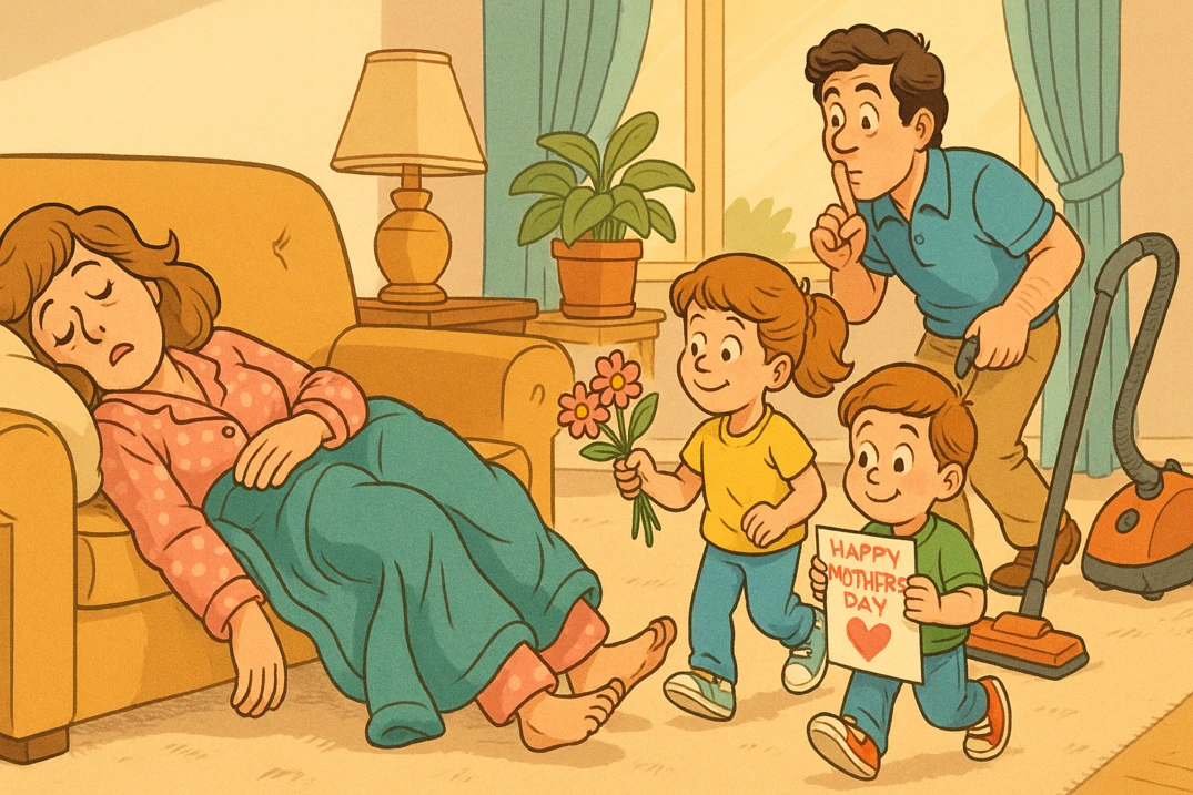 Mother’s Day Truth Bomb: Forget the Flowers, Mom Just Wants a Nap