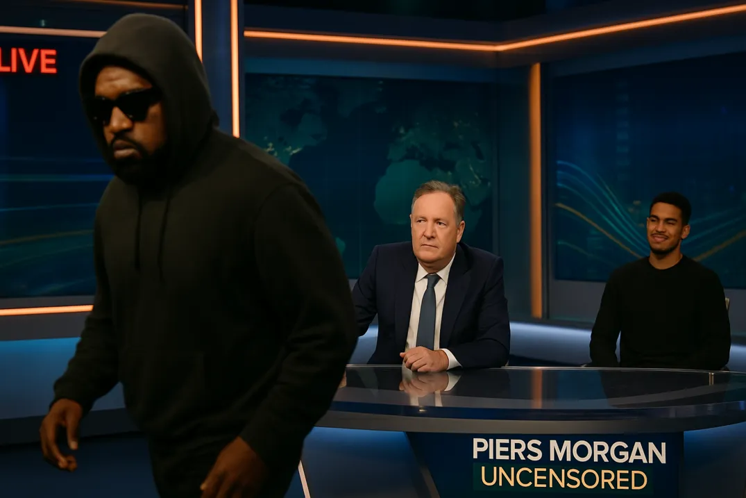 Kanye Storms Out on Piers Morgan—Walks Off Interview Within Minutes!