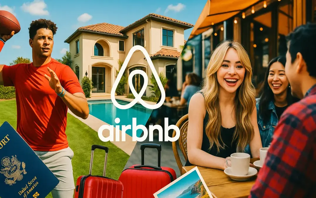 Airbnb Goes Hollywood: Book a BBQ with Mahomes or a Day Out with Sabrina Carpenter