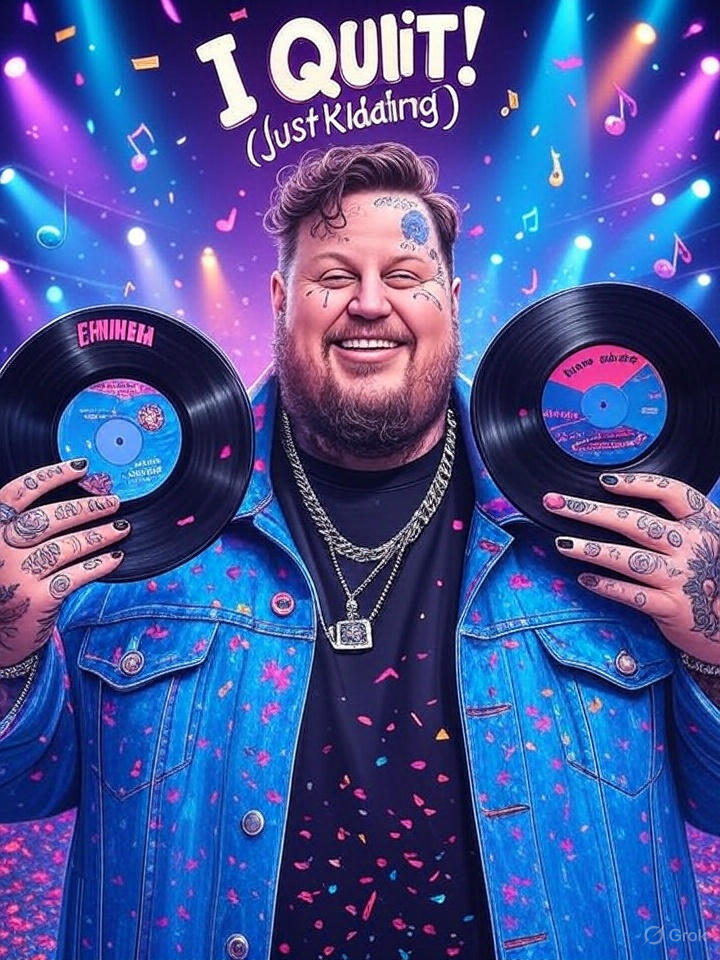 Jelly Roll Jokes About “Retiring” After Landing Features with Eminem and Lil Wayne in the Same Year
