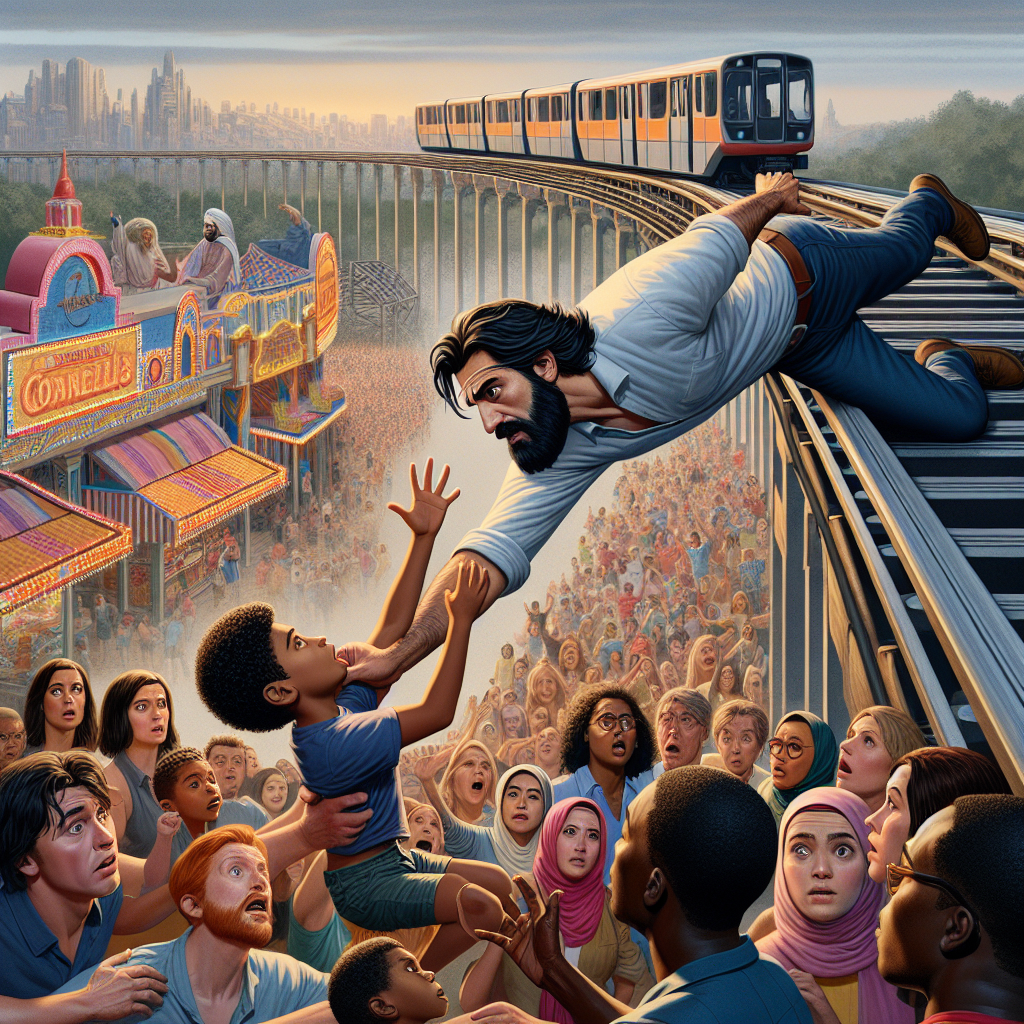 Heroic Dad Saves the Day at Hersheypark: Monorail Rescue!