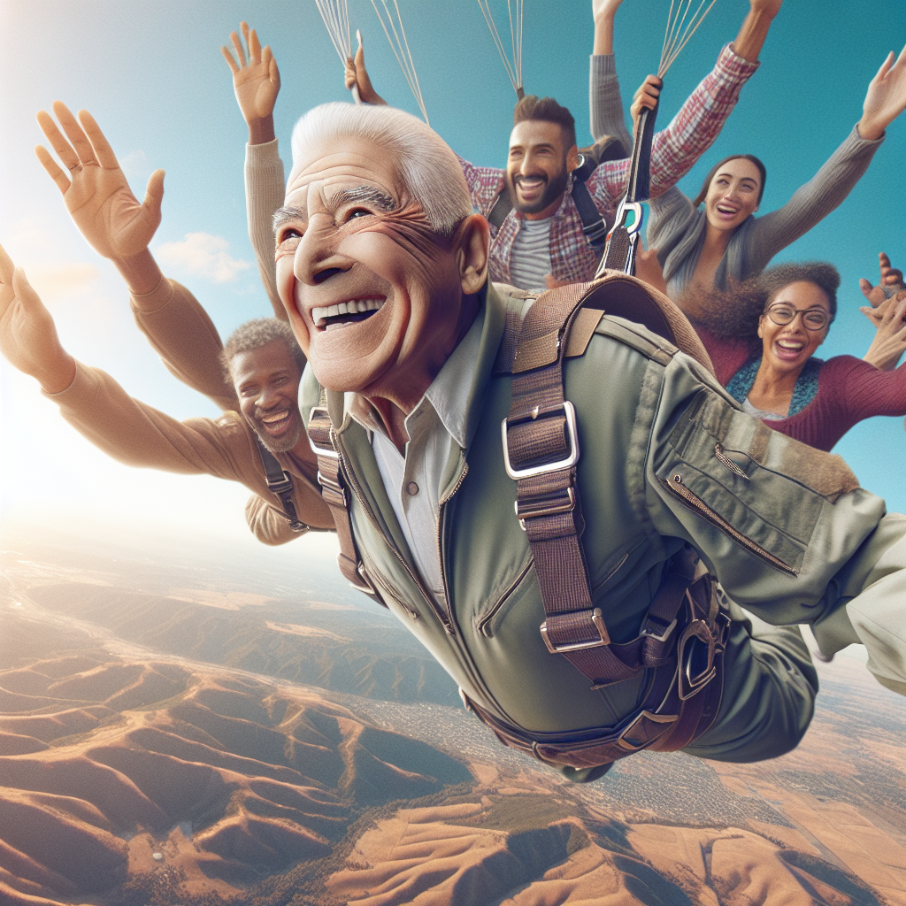 Sky-High Celebration: WWII Vet Jimmy Hernandez Takes the Plunge for 100th Birthday!