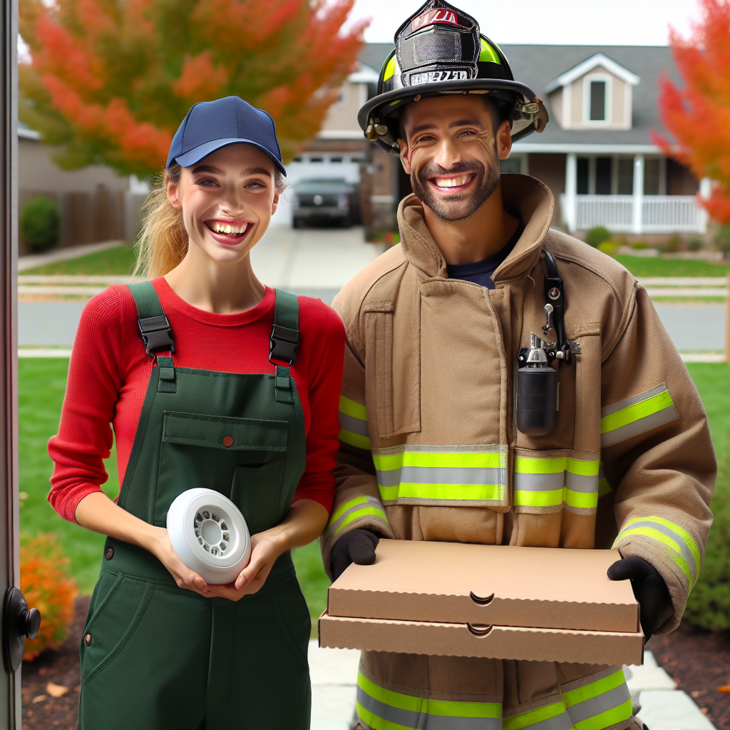 Sizzling Surprise: Domino’s Partners with Firefighters for a Fiery Pizza Event!