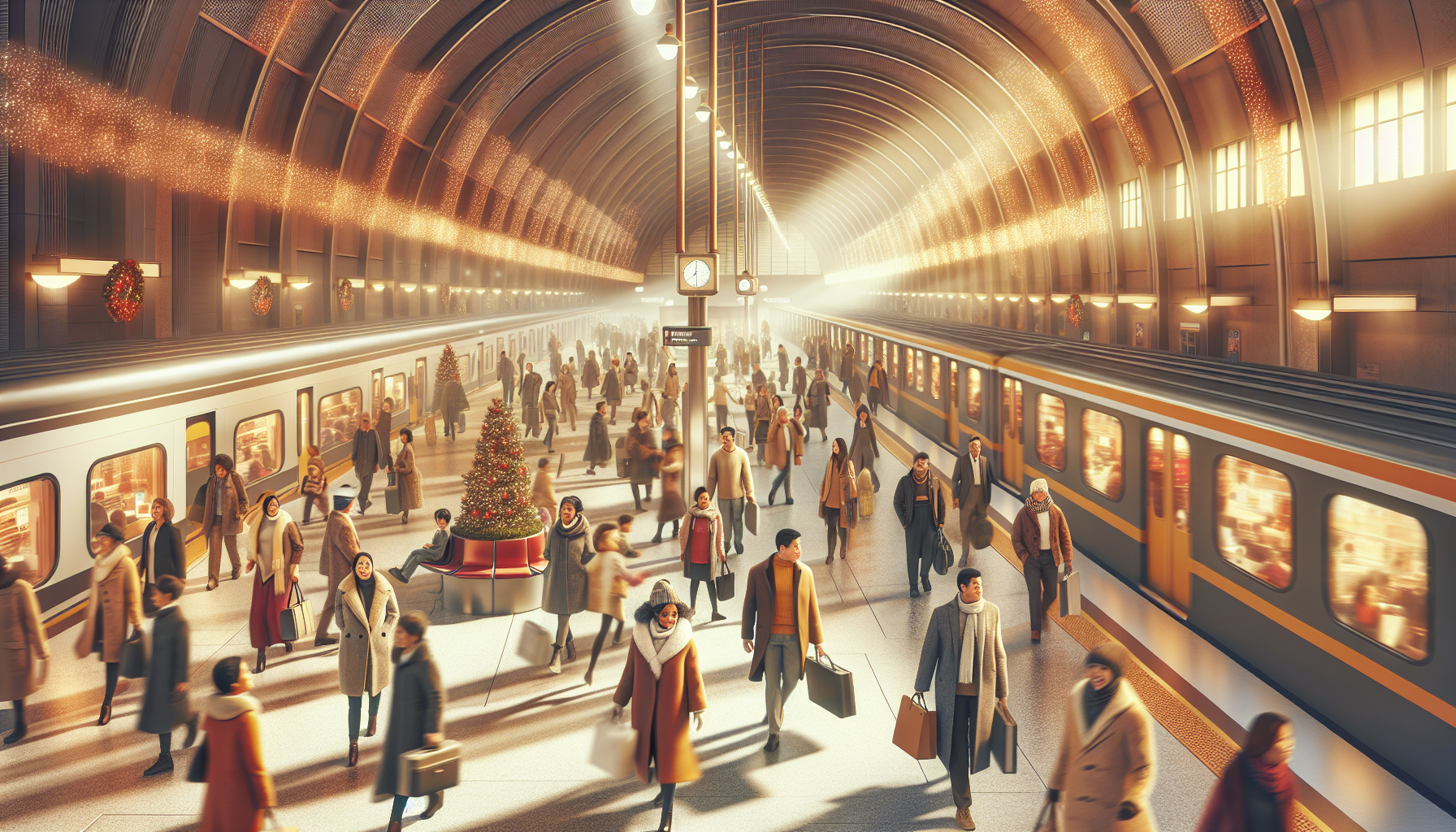 Festive Scents Fill NYC Subway This Holiday Season